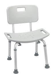 MED shower chair with backrest